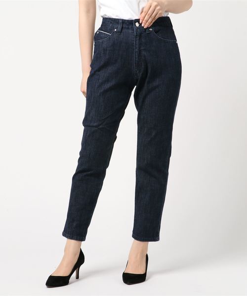 JETSET SOLO PLUS (ジェットセットソロプラス)の「【LONDON DENIM】ストレートデニムパンツ(デニムパンツ・レディース・ブラック/ワンウォッシュ・24/25)」の6枚目の写真