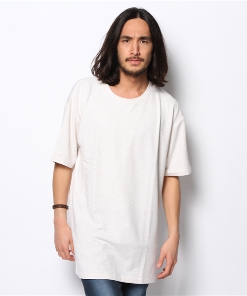 Lui's（ルイス）の「Lui's ロングカットソー（Tシャツ/カットソー・メンズ・グレー/ネイビー/ホワイト・FREE）」の2枚目の写真