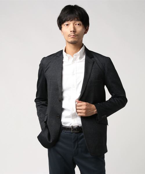 Tete チェック柄プリントテーラードジャケット テーラードジャケット セール Tete Homme テットオム のファッション