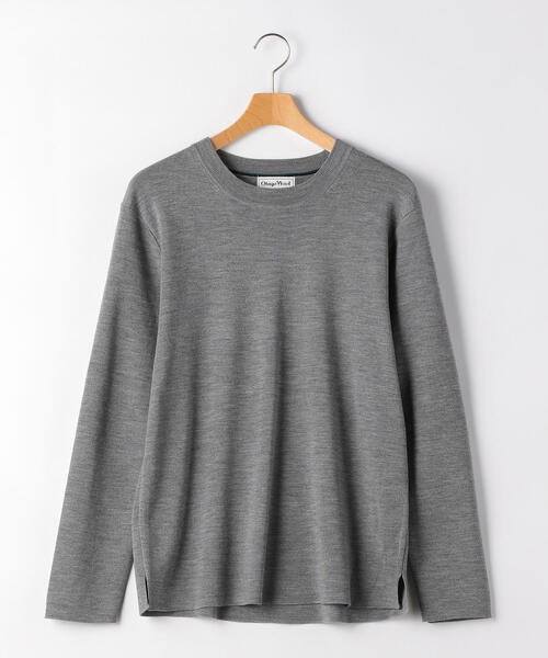 green label relaxing（グリーンレーベルリラクシング）の「CM オタゴウール クルーネック セーター（ニット/セーター・メンズ・コバルトブルー/マスタード/グレー/ブラック・LARGE/MEDIUM/SMALL）」の9枚目の写真