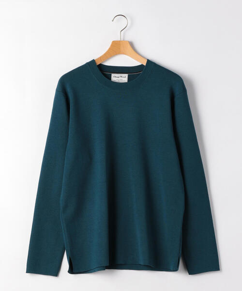 green label relaxing（グリーンレーベルリラクシング）の「CM オタゴウール クルーネック セーター（ニット/セーター・メンズ・コバルトブルー/マスタード/グレー/ブラック・LARGE/MEDIUM/SMALL）」の6枚目の写真