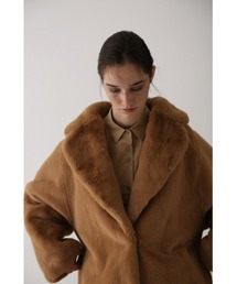 RIM.ARK | Dolman fake fur coat(チェスターコート)