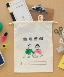 ニューレトロ（ニューレトロ）の「ニューレトロ 巾着袋 巾着ポーチ 大容量（大）（ポーチ）」