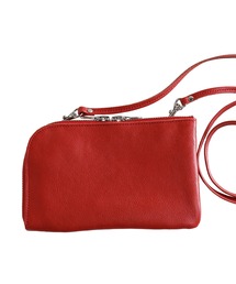 HALEINE（アレンヌ）の「[HALEINE]牛革レザーお財布ポシェット（ポーチ）」