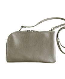 HALEINE（アレンヌ）の「[HALEINE]牛革レザーお財布ポシェット（ポーチ）」