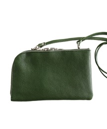 HALEINE（アレンヌ）の「[HALEINE]牛革レザーお財布ポシェット（ポーチ）」