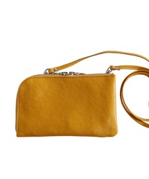 HALEINE（アレンヌ）の「[HALEINE]牛革レザーお財布ポシェット（ポーチ）」