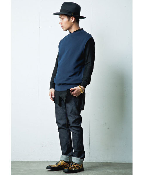 603（ロクマルサン）の「603 つば広ハット（ハット・メンズ・ブラック/ライトブラウン・FREE）」の10枚目の写真