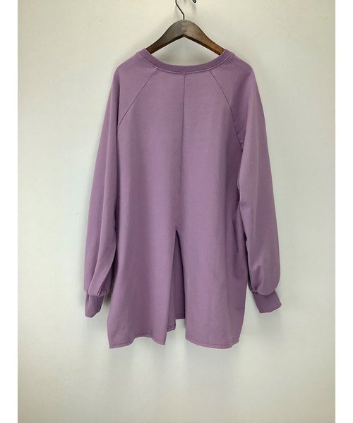 ulu（ウル）の「Backslit raglansleeve sweat（スウェット・レディース・パープル/ライトオリーブ・FREE）」の9枚目の写真