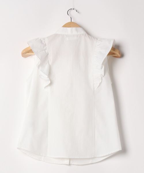 MIIA（ミーア）の「ボウタイフリルブラウス（シャツ/ブラウス・レディース・ベージュ系その他/ブルー系その他/オフホワイト・FREE）」の15枚目の写真