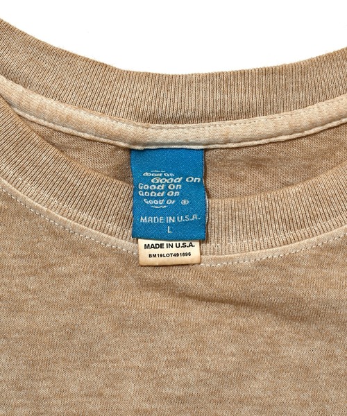 Good On(グッドオン)の「GOOD ON S/S CREW NECK T-SHIRTS (グッドオン クルーネックTシャツ)(Tシャツ/カットソー・メンズ・スモークピンク/ベージュ系その他/ナチュラル/サックスブルー/ブラウン・M/XL/L/S)」の17枚目の写真