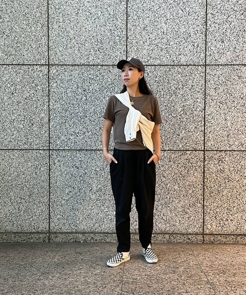 Good On(グッドオン)の「GOOD ON S/S CREW NECK T-SHIRTS (グッドオン クルーネックTシャツ)(Tシャツ/カットソー・メンズ・スモークピンク/ベージュ系その他/ナチュラル/サックスブルー/ブラウン・M/XL/L/S)」の6枚目の写真