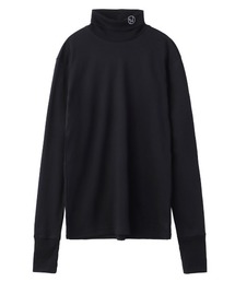 JOHN LAWRENCE SULLIVAN | "SV" EMBROIDERED TURTLE NECK TOP(Tシャツ/カットソー)