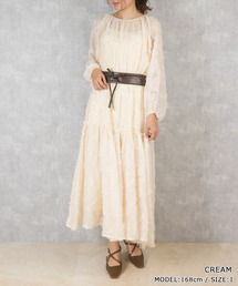 RANDA | フリンジシフォンワンピース(ワンピース)