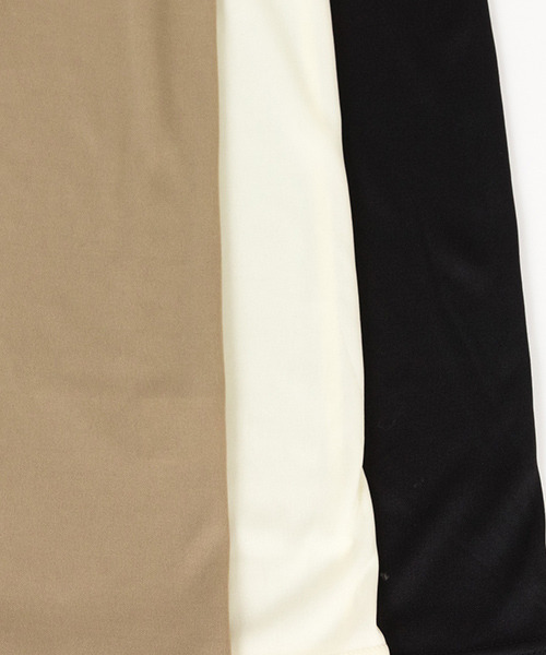 RANDA（ランダ）の「フリンジシフォンワンピース（ワンピース・レディース・クリーム/ブラック/グリーン・0/1）」の10枚目の写真