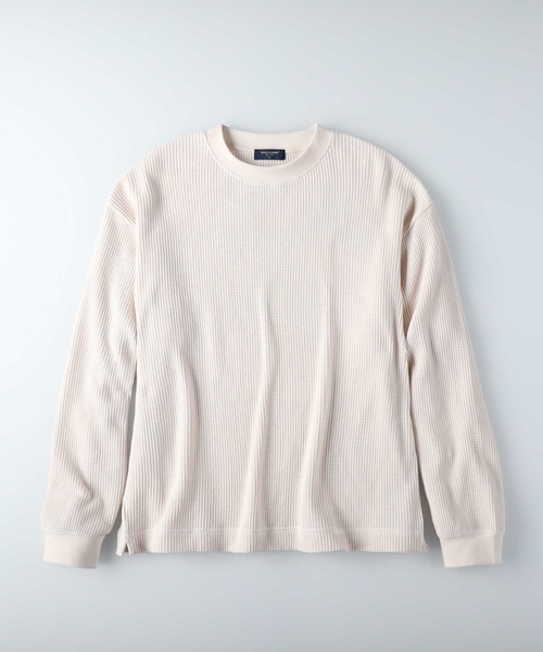 セール】【BACK NUMBER】ヘビーウェイトワッフルロンT（Tシャツ