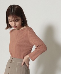 Cheek | ランダムリブニットプルオーバー(ニット/セーター)