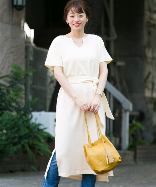 Saleアイテム キーネックサーマルロングワンピース 安い Patron Id