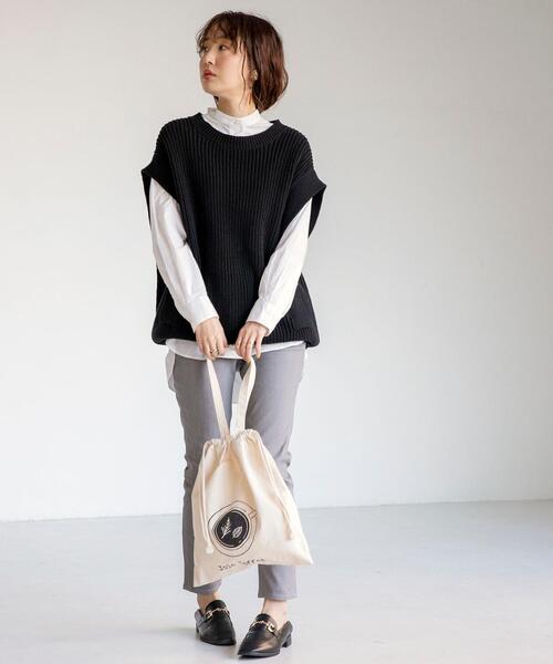 coen（コーエン）の「【WEB限定サイズ:XL】イージースリムパンツ（その他パンツ・レディース・ベージュ/グレー/ブラック/オフホワイト・X-LARGE/LARGE/SMALL/MEDIUM）」の21枚目の写真