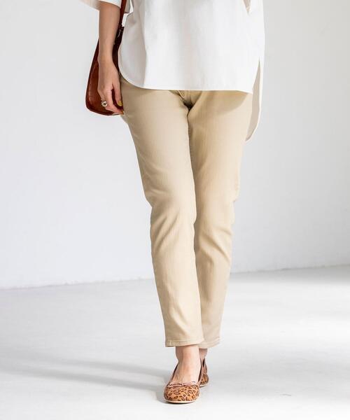 coen（コーエン）の「【WEB限定サイズ:XL】イージースリムパンツ（その他パンツ・レディース・ベージュ/グレー/ブラック/オフホワイト・X-LARGE/LARGE/SMALL/MEDIUM）」の13枚目の写真