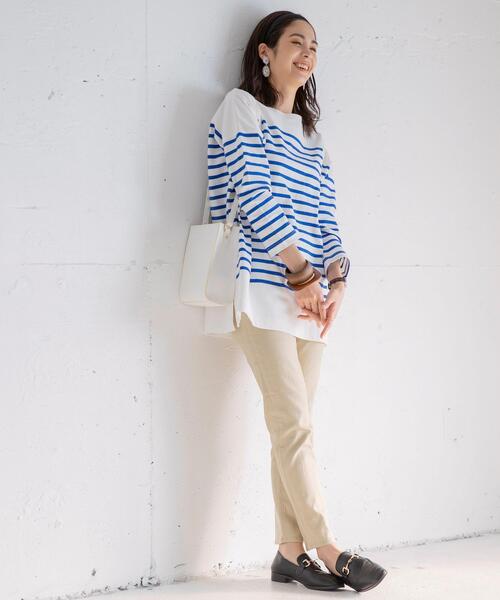 coen（コーエン）の「【WEB限定サイズ:XL】イージースリムパンツ（その他パンツ・レディース・ベージュ/グレー/ブラック/オフホワイト・X-LARGE/LARGE/SMALL/MEDIUM）」の7枚目の写真