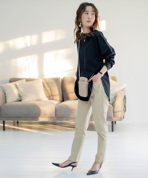 coen（コーエン）の「【WEB限定サイズ:XL】イージースリムパンツ（その他パンツ・レディース・ベージュ/グレー/ブラック/オフホワイト・X-LARGE/LARGE/SMALL/MEDIUM）」の9枚目の写真