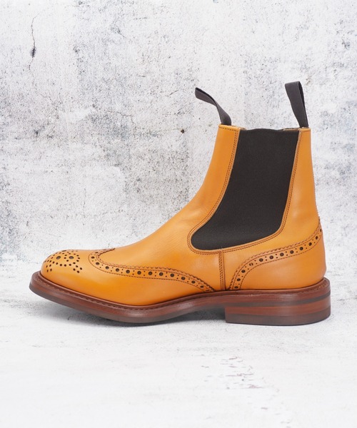 trickers トリッカーズ　サイドゴアブーツ　BRNスエード　UK8 trickers トリッカーズ サイドゴアブーツ BRNスエード UK8