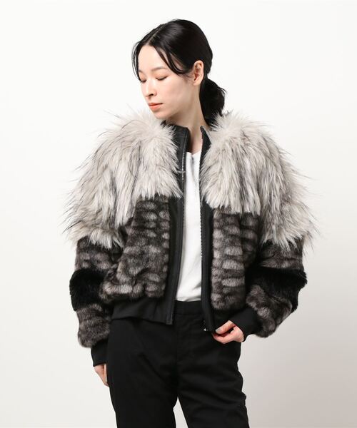 L.H.P（エルエイチピー）の「The Desing Studio/ザデザインスタジオ/ZIPPED JACKET4（ブルゾン・レディース・その他・FREE）」の1枚目の写真