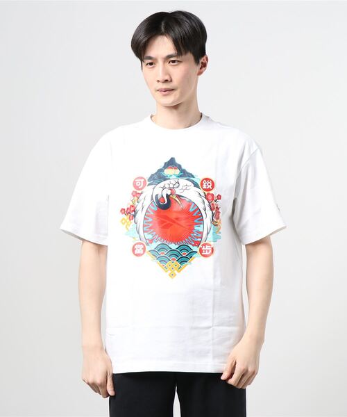 Reebok(リーボック)の「クラシックス CNY クレイン Tシャツ / Classics CNY Crane T-Shirt(Tシャツ/カットソー・メンズ・ネイビー/ホワイト・SMALL/MEDIUM/LARGE/X-LARGE/XX-LARGE)」の12枚目の写真