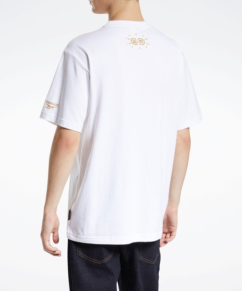 Reebok(リーボック)の「クラシックス CNY クレイン Tシャツ / Classics CNY Crane T-Shirt(Tシャツ/カットソー・メンズ・ネイビー/ホワイト・SMALL/MEDIUM/LARGE/X-LARGE/XX-LARGE)」の6枚目の写真