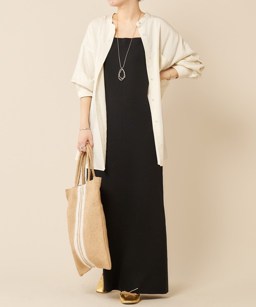 SHENERY（シーナリー）の「(MAISON BENGAL/メイゾンベンガル) ストライプトートバッグ（トートバッグ・レディース・ブラック/ピンク/ナチュラル・FREE）」の11枚目の写真