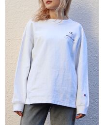 Champion | 【EMODA×CHAMPION】ラフプリントオーバーTシャツ(Tシャツ/カットソー)