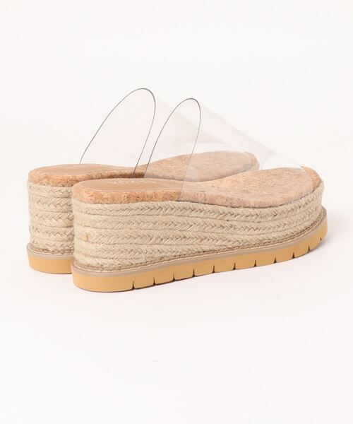 RASVOA(ラスボア)の「厚底サボサンダル(サンダル・レディース・クリア/ブラック・M/L)」の3枚目の写真