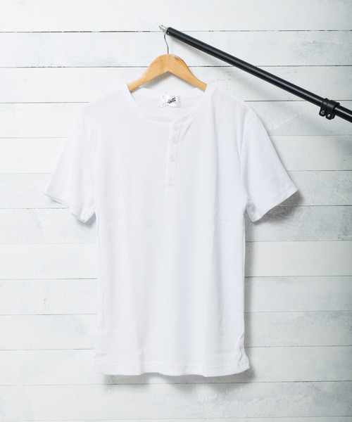 y*u様 RRL ヘンリーネックTシャツ 半袖 サーマル セール】【RDS】サーマル半袖ヘンリーネックTシャツ（Tシャツ