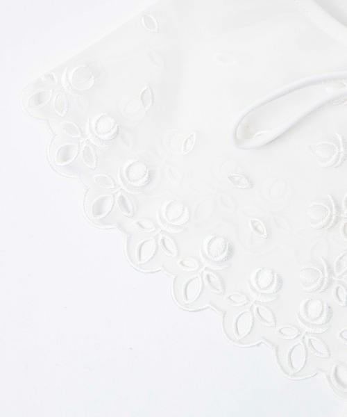 WEGO（ウィゴー）の「WEGO/シアーレース付け襟（付け襟・レディース・ホワイト系その他・FREE）」の2枚目の写真