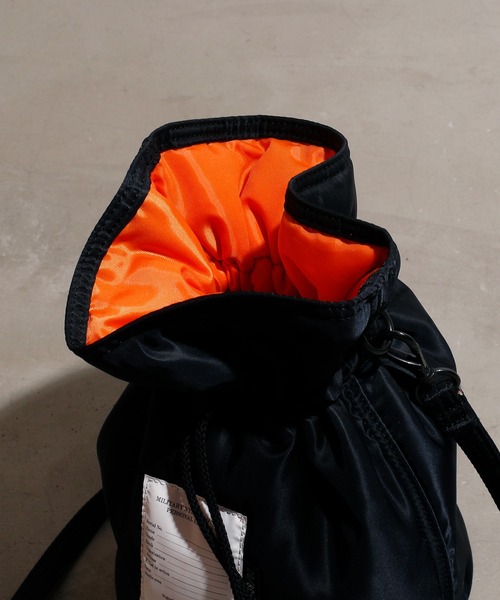 JANESMITH（ジェーンスミス）の「JANESMITH ジェーンスミス / KINCHAKU SHOULDER STRAP BAG 巾着ショルダーストラップバッグ / 21WBG-820S（トートバッグ・レディース・カーキ/ベージュ/ブラック・ONE）」の9枚目の写真