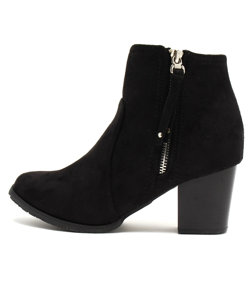 CIAOPANIC（チャオパニック）の「【Ciaopanic】ショートブーツ（ブーティ・レディース・ベージュ/ブラック・37/38/36）」の3枚目の写真