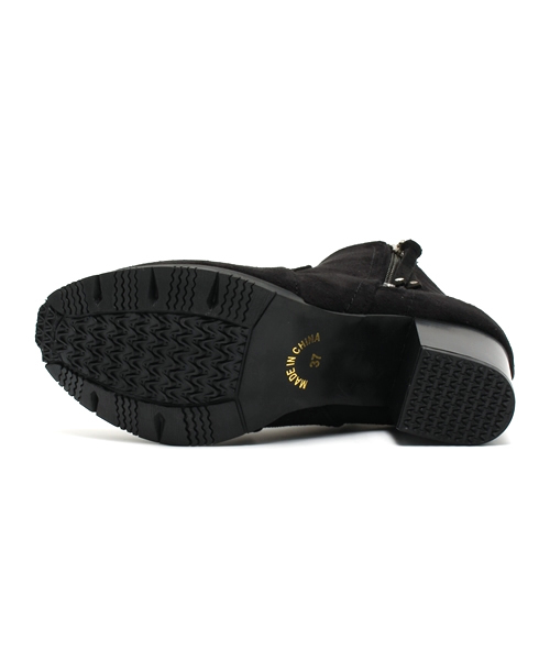 CIAOPANIC（チャオパニック）の「【Ciaopanic】ショートブーツ（ブーティ・レディース・ベージュ/ブラック・37/38/36）」の4枚目の写真