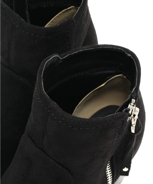 CIAOPANIC（チャオパニック）の「【Ciaopanic】ショートブーツ（ブーティ・レディース・ベージュ/ブラック・37/38/36）」の10枚目の写真