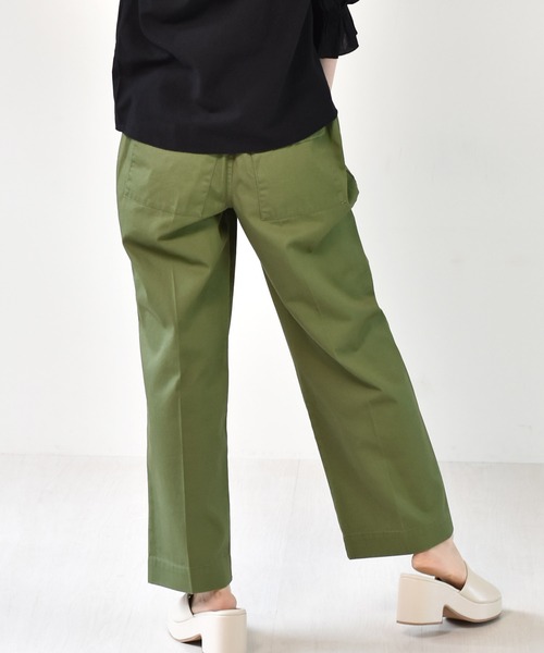 RETRO GIRL（レトロガール）の「ベーカーパンツ（その他パンツ・レディース・グリーン/オフホワイト/ライトベージュ・FREE）」の7枚目の写真