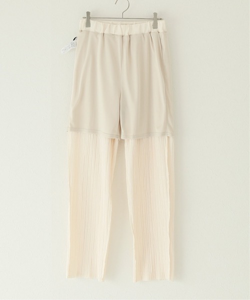 JOURNAL STANDARD relume(ジャーナルスタンダード レリューム)の「ウォッシャブルプリーツイージーパンツ(その他パンツ・レディース・グリーン/ベージュ/ホワイト・FREE)」の12枚目の写真