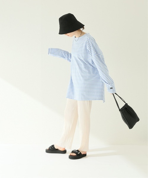 JOURNAL STANDARD relume(ジャーナルスタンダード レリューム)の「ウォッシャブルプリーツイージーパンツ(その他パンツ・レディース・グリーン/ベージュ/ホワイト・FREE)」の13枚目の写真