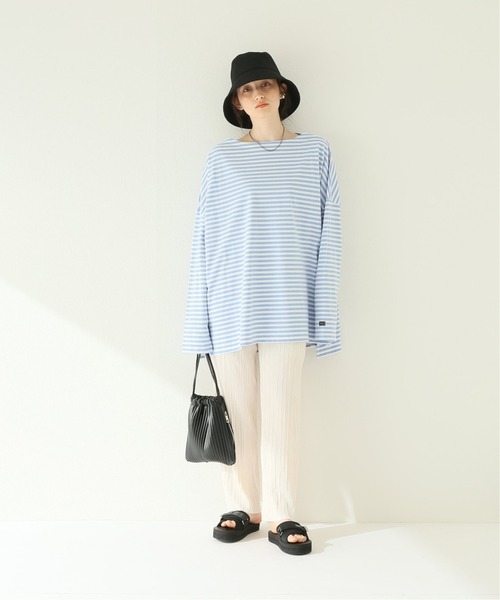 JOURNAL STANDARD relume(ジャーナルスタンダード レリューム)の「ウォッシャブルプリーツイージーパンツ(その他パンツ・レディース・グリーン/ベージュ/ホワイト・FREE)」の6枚目の写真