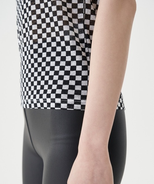 FEKETE（フェケテ）の「FEKETE CHESS CHECK TEE（Tシャツ/カットソー・レディース・グレー/ブラック/ベージュ・FREE）」の19枚目の写真