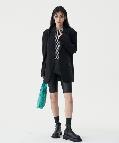 FEKETE（フェケテ）の「FEKETE CHESS CHECK TEE（Tシャツ/カットソー・レディース・グレー/ブラック/ベージュ・FREE）」の22枚目の写真