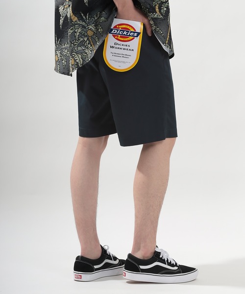 Dickies(ディッキーズ)の「【Dickies/ディッキーズ】TCツイルシェフショーツ<セットアップ可能>(その他パンツ・メンズ・ライトグレー/ブラック/ベージュ/ネイビー/サックスブルー/ピンク・M/L/XL)」の4枚目の写真