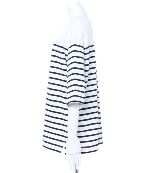 INGNI（イング）の「パネルボーダートップス（Tシャツ/カットソー・レディース・ホワイト×ネイビー/ホワイト×ブルー/ホワイト×ピンク・M）」の5枚目の写真