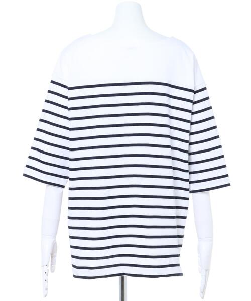 INGNI（イング）の「パネルボーダートップス（Tシャツ/カットソー・レディース・ホワイト×ネイビー/ホワイト×ブルー/ホワイト×ピンク・M）」の6枚目の写真