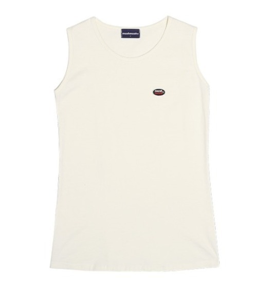 muahmuah(ムーアムーア)の「『muah muah/ムーアムーア』SIGNATURE WAPPEN SLEEVELESS/ワッペン スリーブレス トレーニングタンクトップ(タンクトップ・レディース・ブラック/グレー/ライトブルー/アイボリー・FREE)」の17枚目の写真