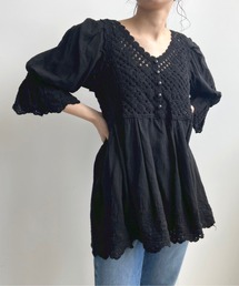 prose verse | クロシェ刺繍ブラウス(シャツ/ブラウス)